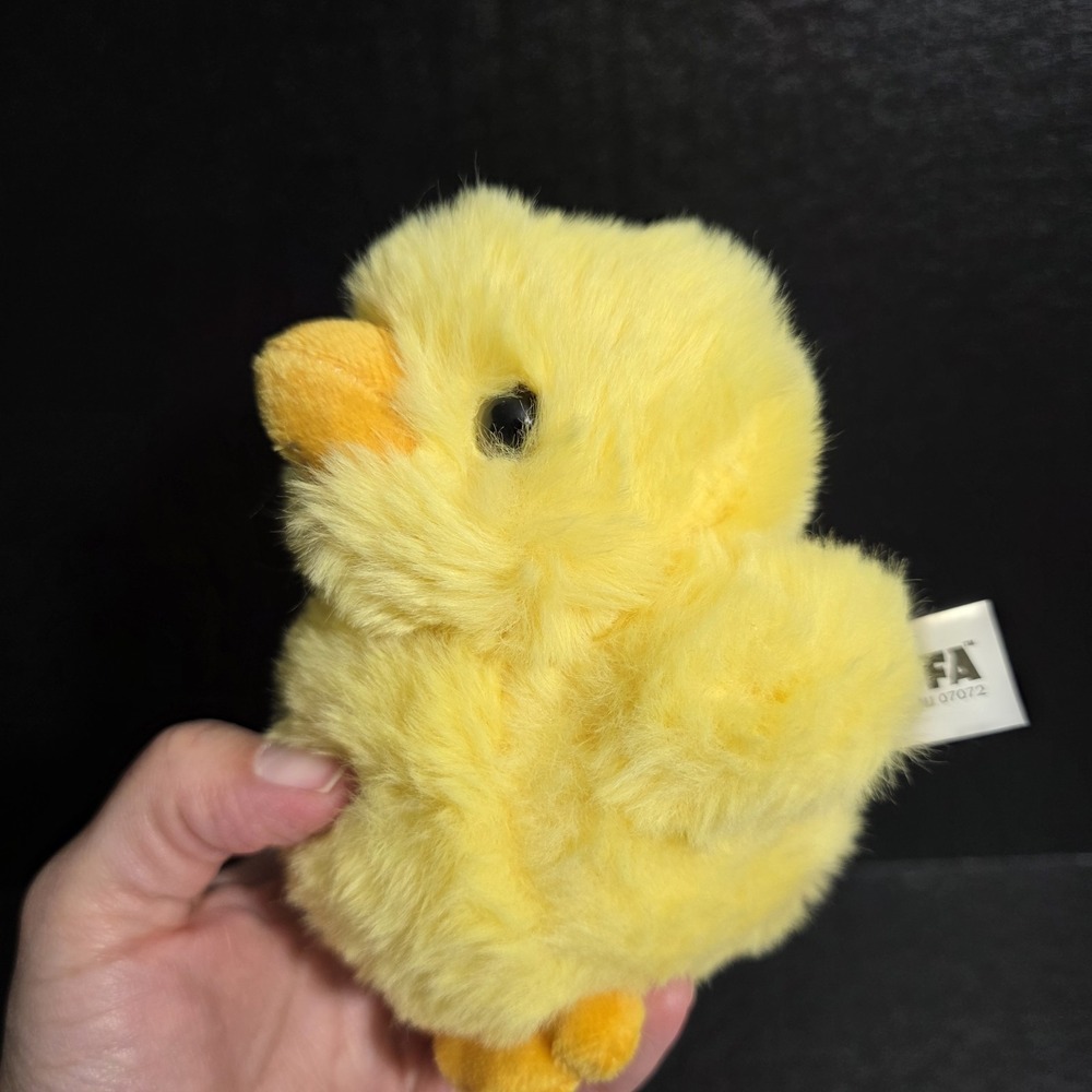Goffa Fluffy Yellow Easter‎ Chick Baby Bird 5" Stuffed Animal
